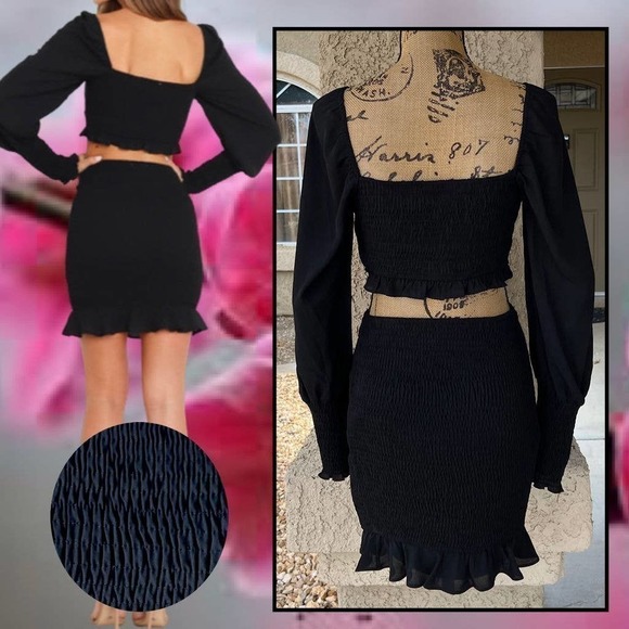 Petal and Pup LORIA Set Black Size: 6 - Picture 2 of 4